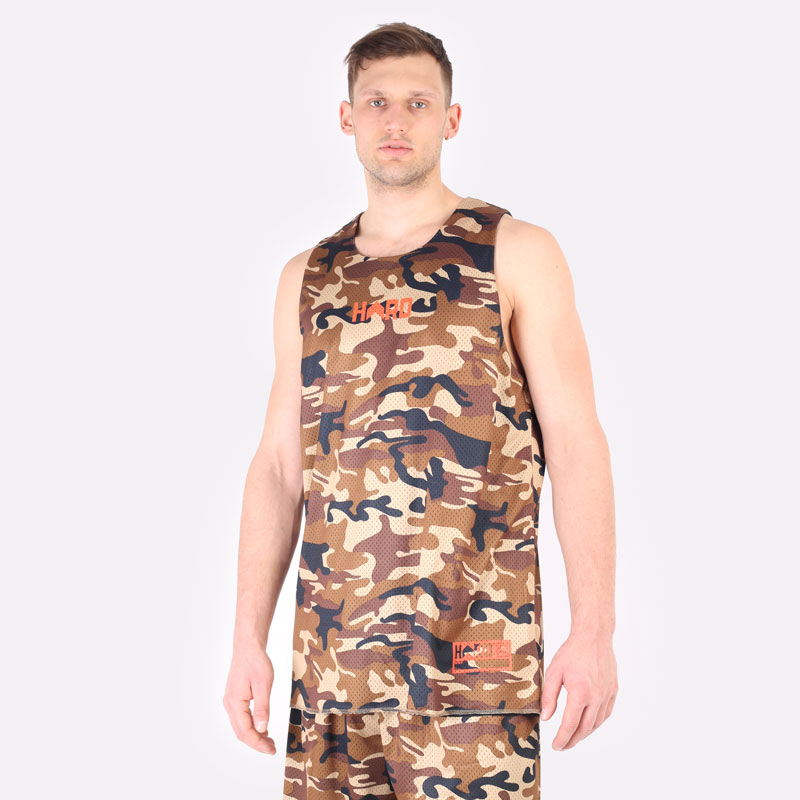 мужская  двухсторонняя майка Hard Sleeveless Hard Desert-camo-201 - цена, описание, фото 3